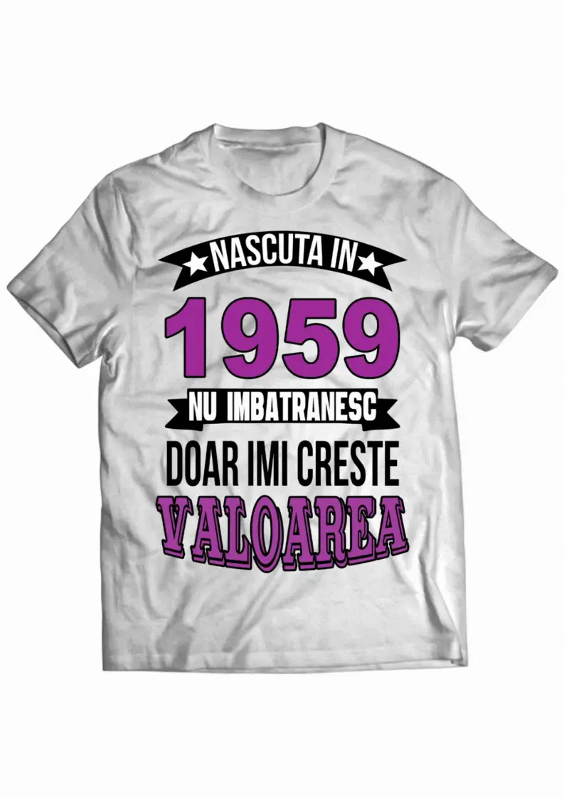 NASCUTA IN ANUL X, NU IMBATRANESC, IMI CRESTE VALOAREA TRICOU
