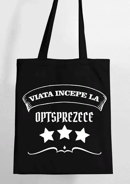 VIATA INCEPE LA X ANI SACOSA TEXTILA