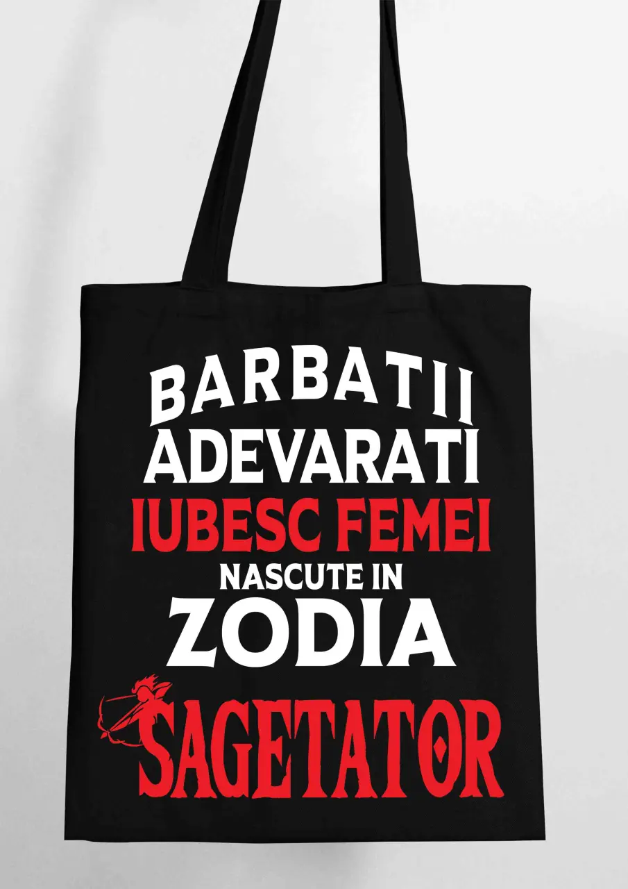 BARBATII ADEVARATI IUBESC FEMEI SAGETATOR SACOSA TEXTILA