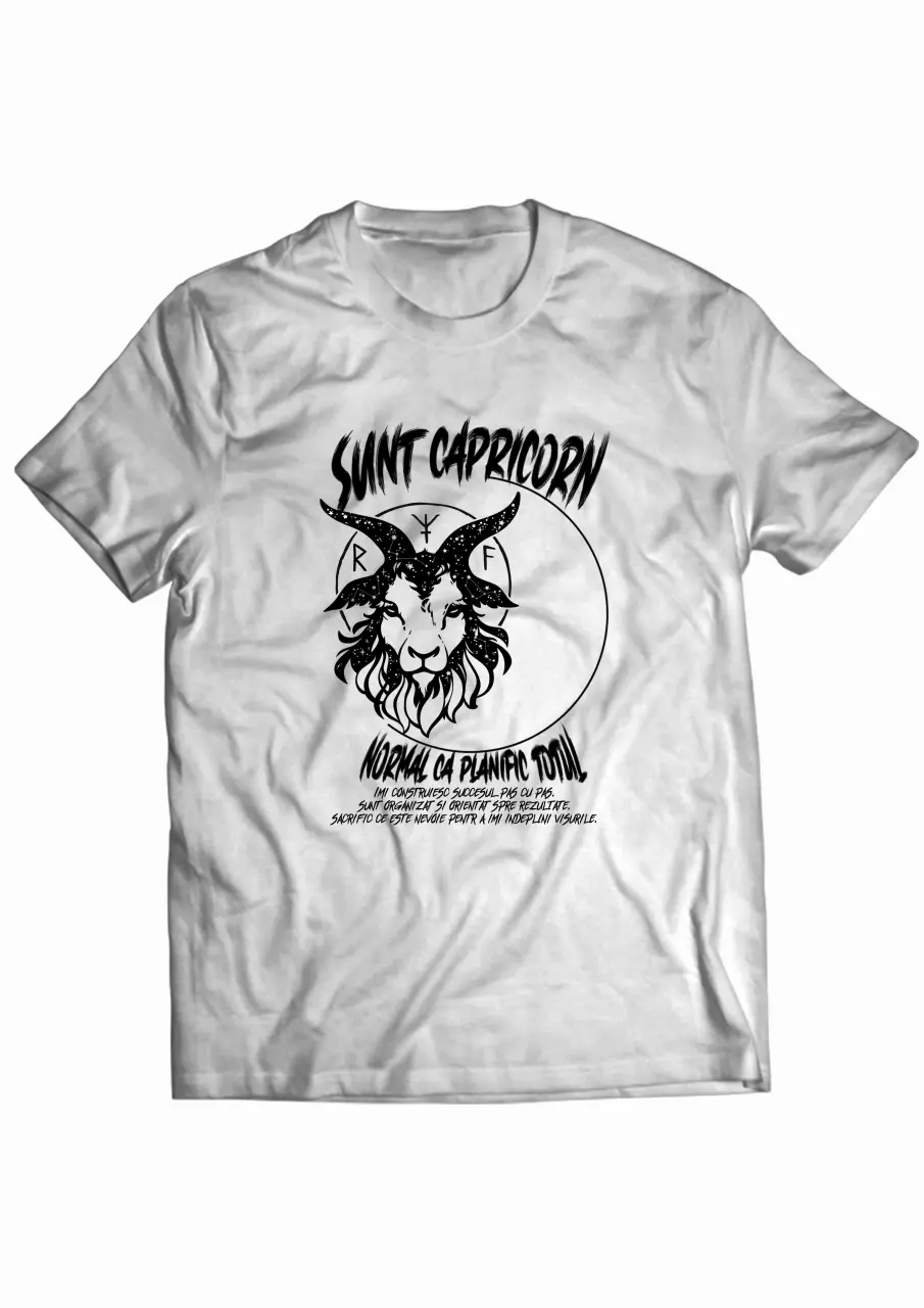 SUNT CAPRICORN, NORMAL CA... TRICOU BARBAT