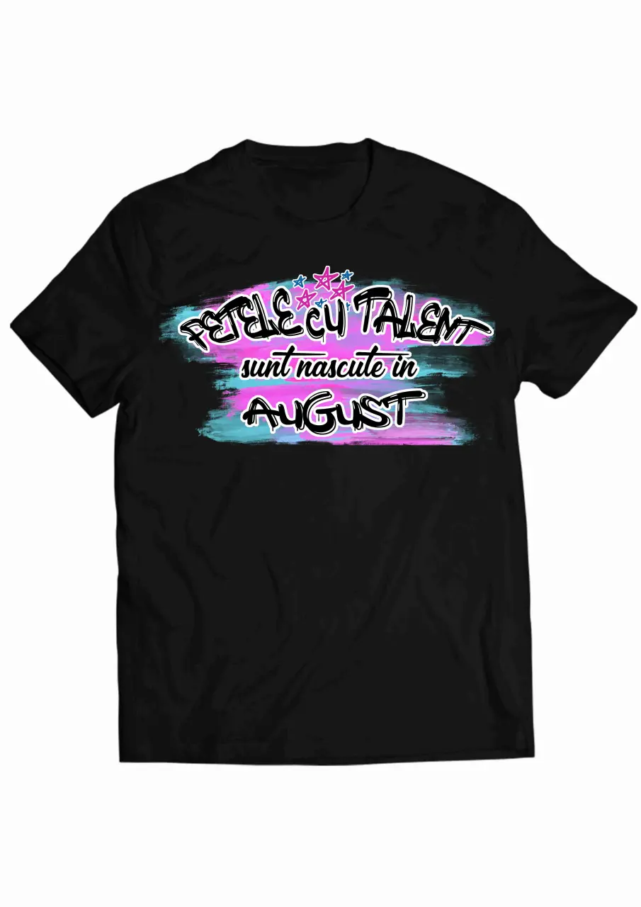 Fetele cu Talent August Black Tee.jpg