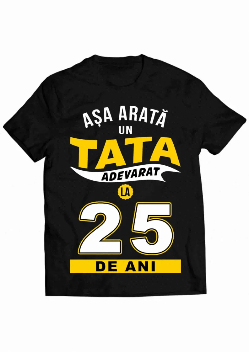 ASA ARATA UN TATA ADEVARAT LA X ANI TRICOU