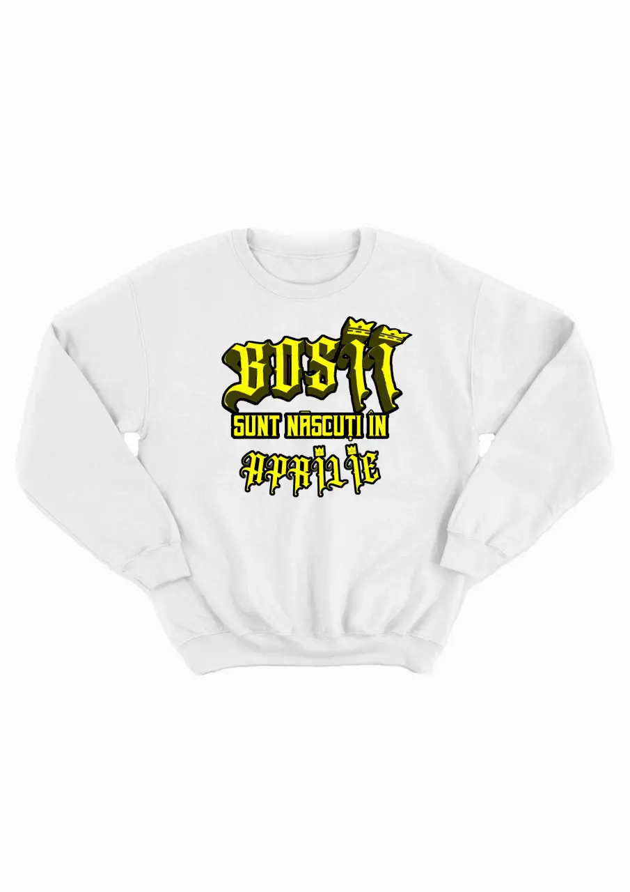 Bosii sunt nascuti in Aprilie White Blouse.jpg