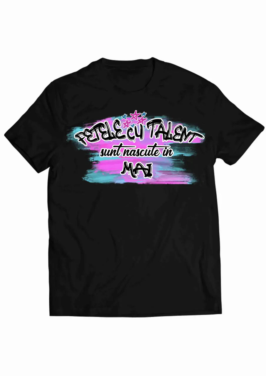Fetele cu Talent Mai Black Tee.jpg