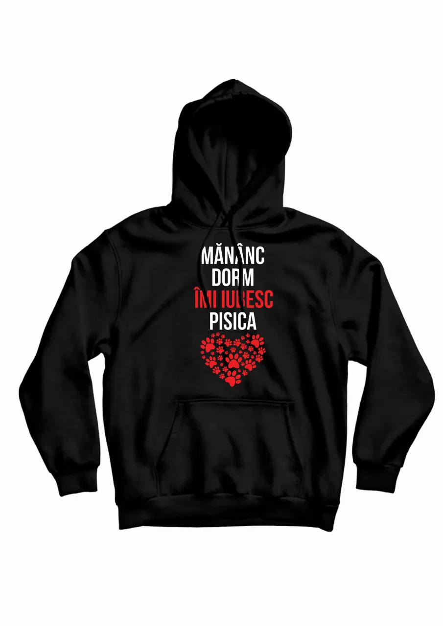 manac dorm iubesc pisica black hoodie.jpg