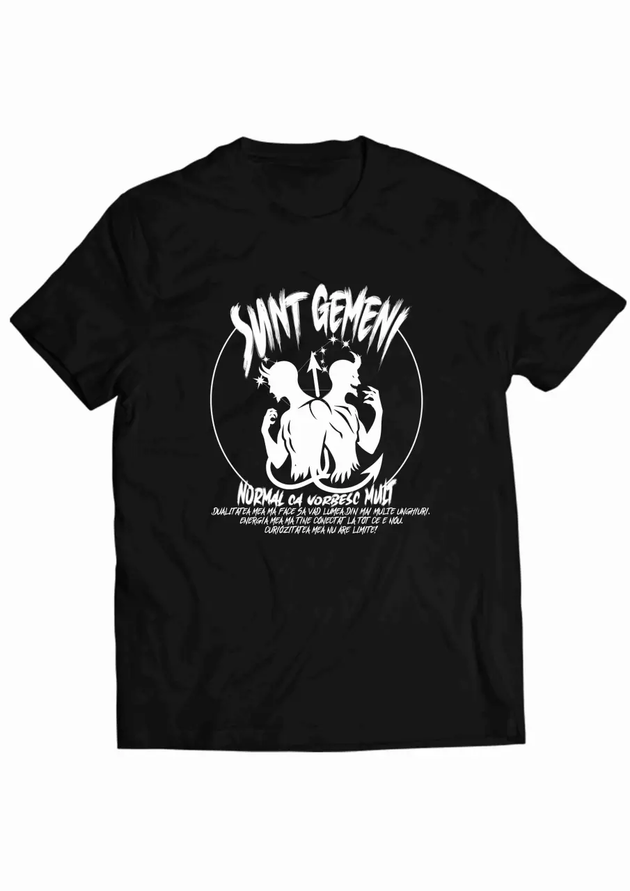 SUNT GEMENI, NORMAL CA... TRICOU BARBAT