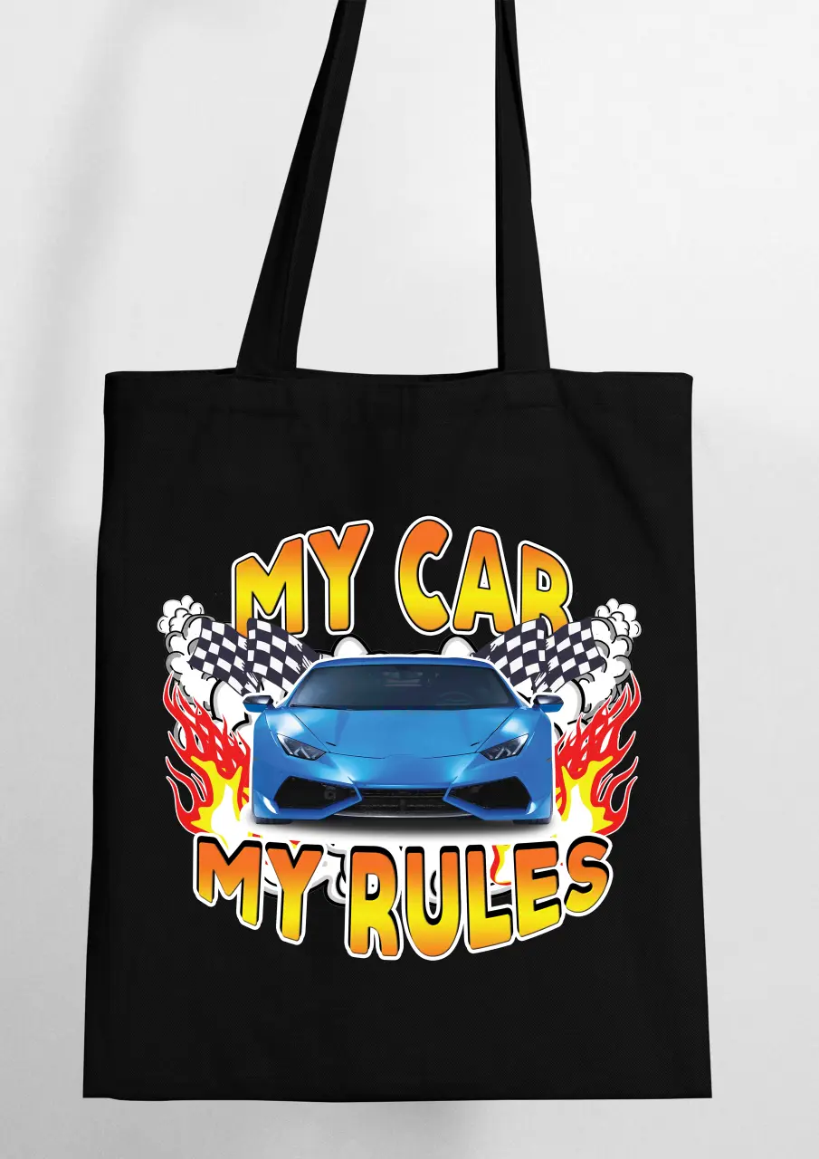 MY CAR, MY RULES SACOSA TEXTILA