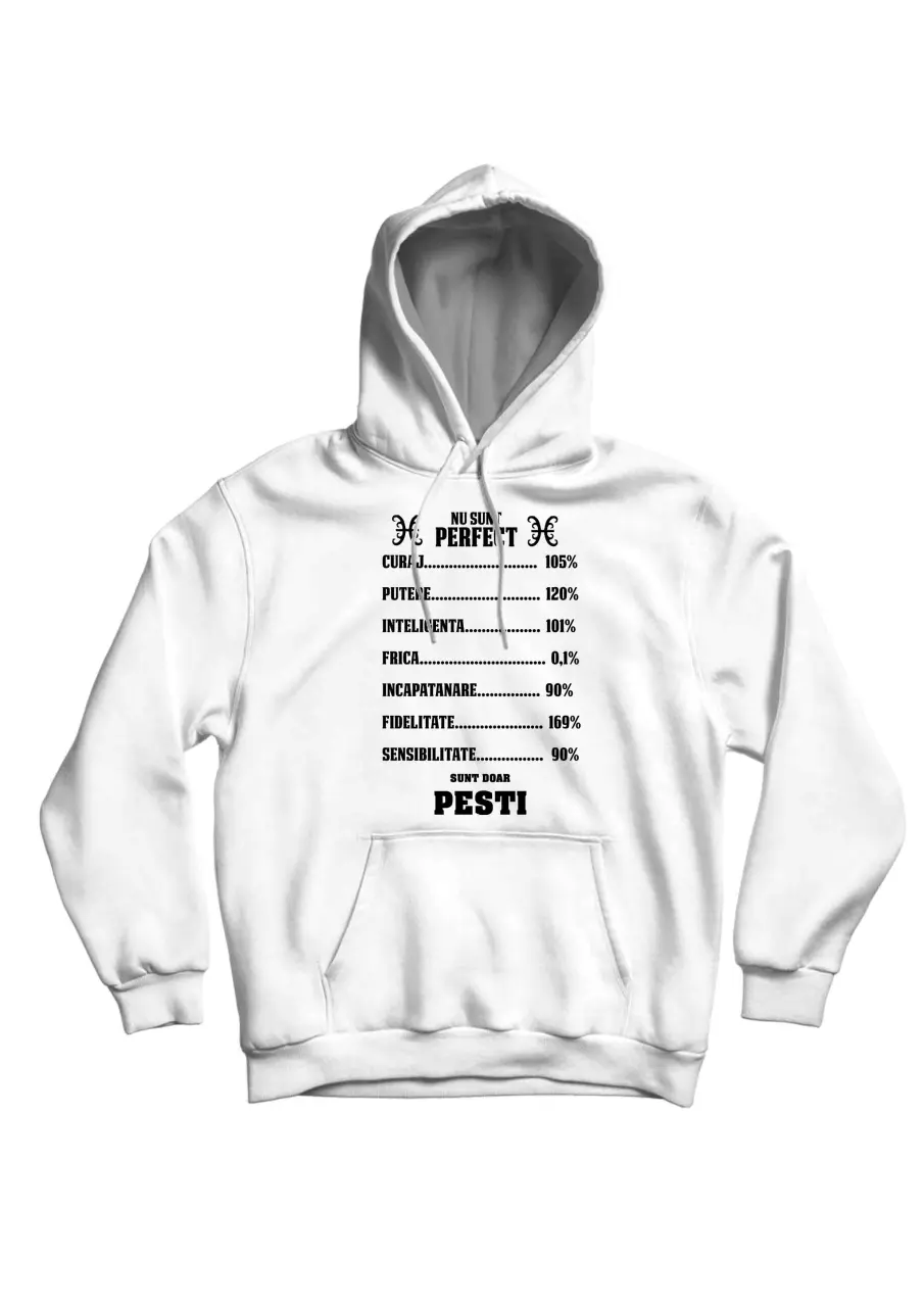 NU SUNT PERFECT, SUNT DOAR PESTI HANORAC