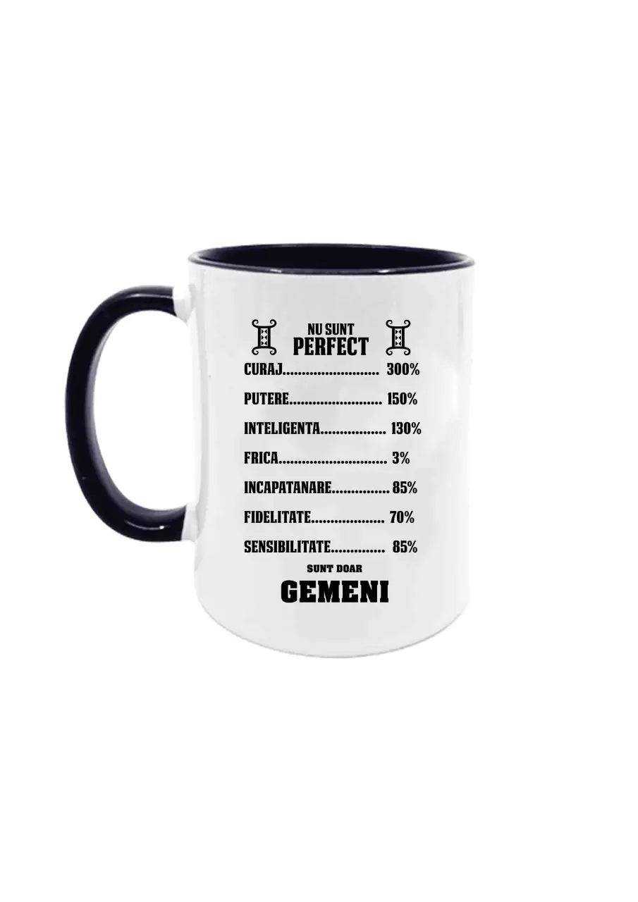 NU SUNT PERFECT, SUNT DOAR GEMENI CANA