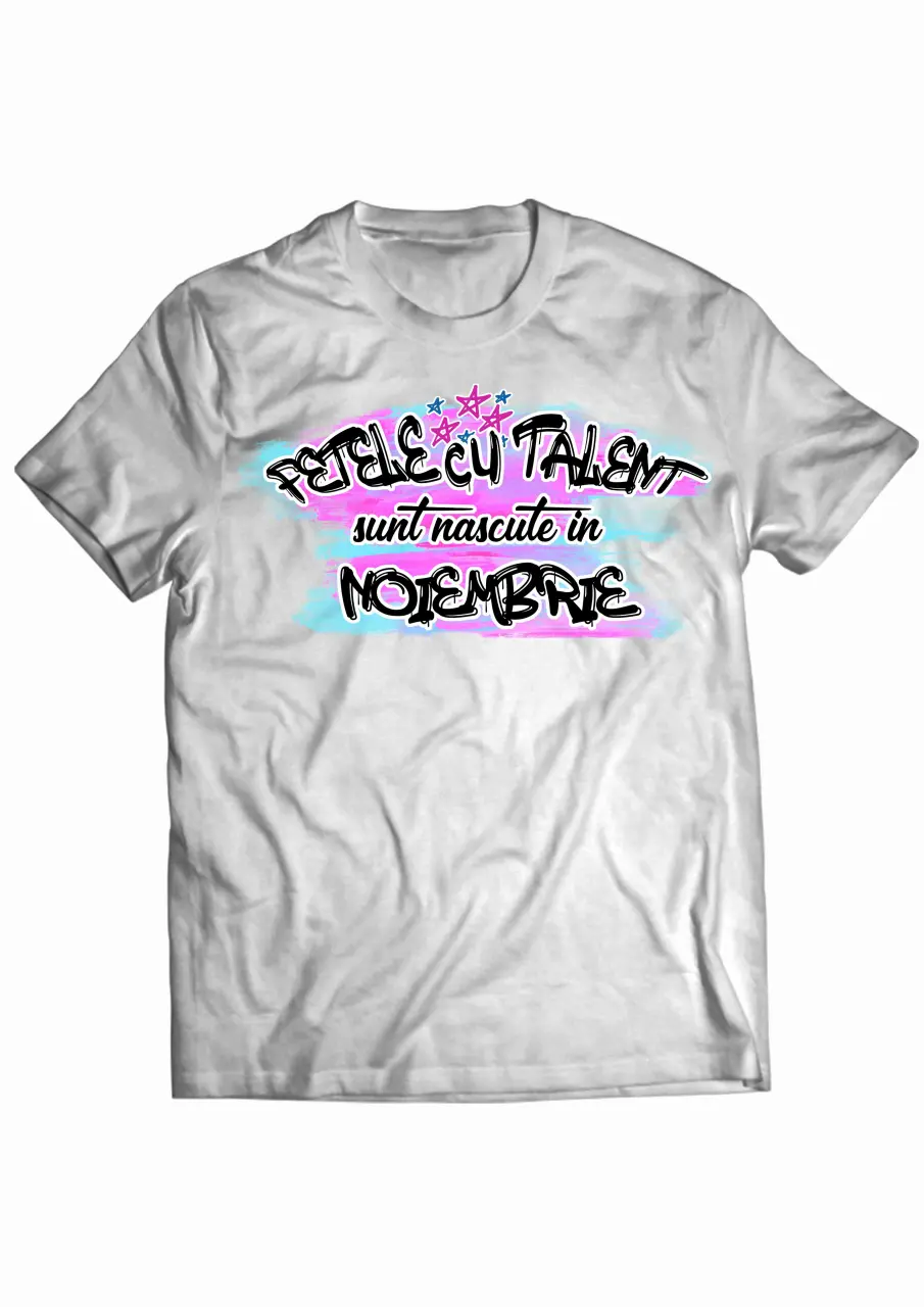 Fetele cu Talent Noiembrie White Tee.jpg