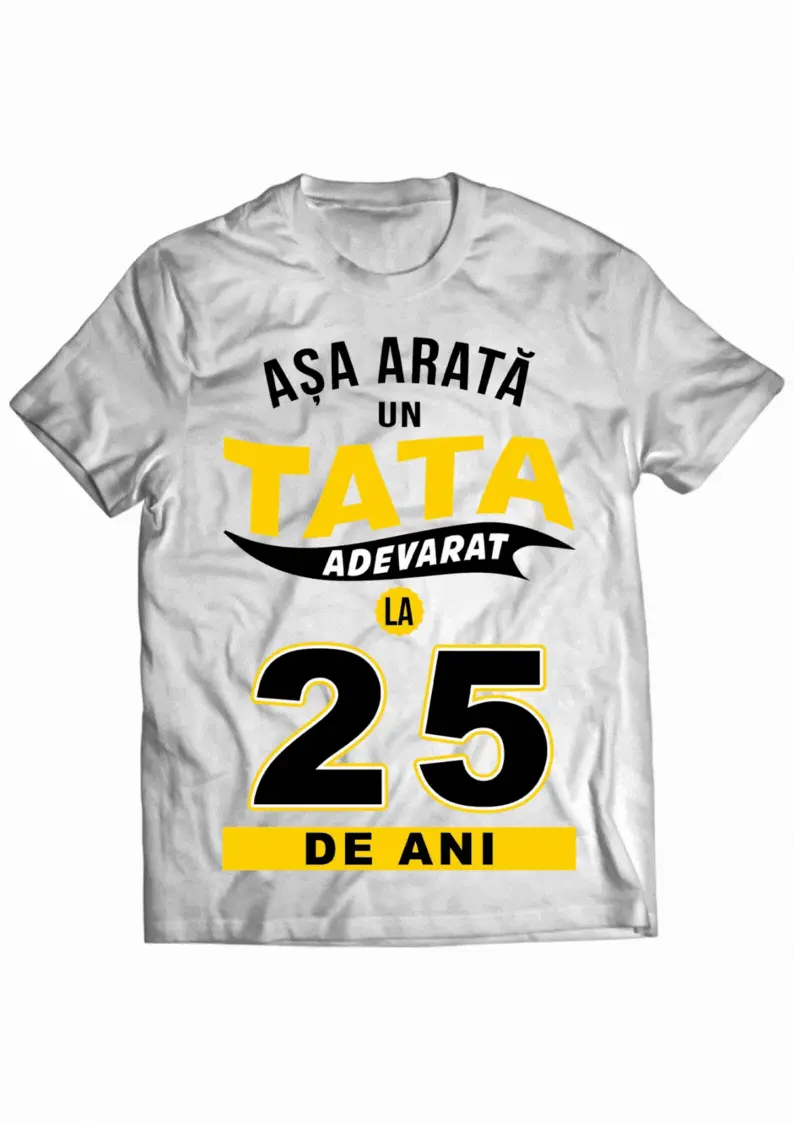 ASA ARATA UN TATA ADEVARAT LA X ANI TRICOU