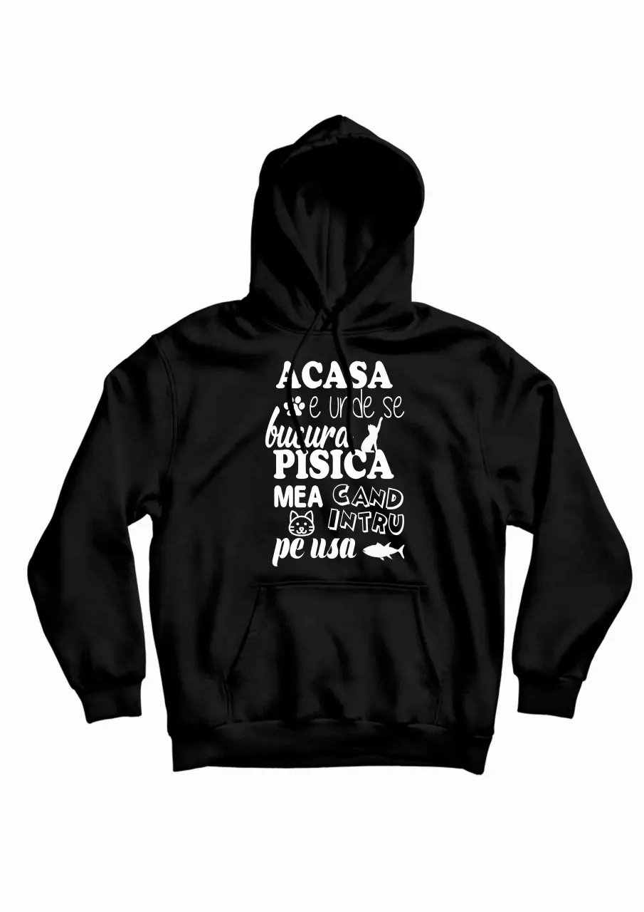 acasa e unde se bucura pisica black hooodie.jpg