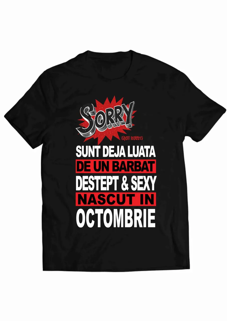 Sunt deja luata Octombrie black tee.jpg