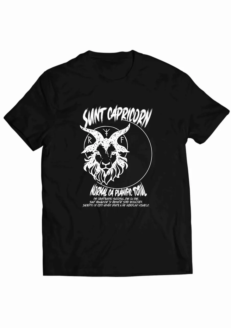 SUNT CAPRICORN, NORMAL CA... TRICOU BARBAT